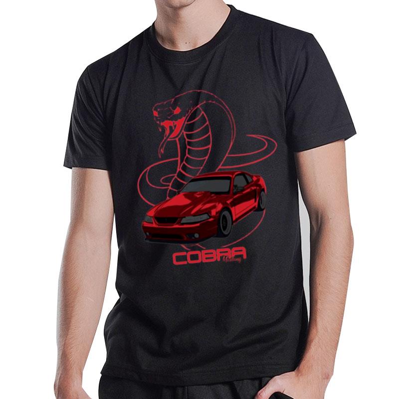 0304 Mustang Cobra Snakes Graphic T-Shirt