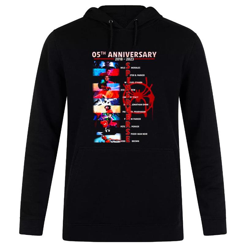 05Th Anniversary 2018 - 2023 Spider Verse Hoodie