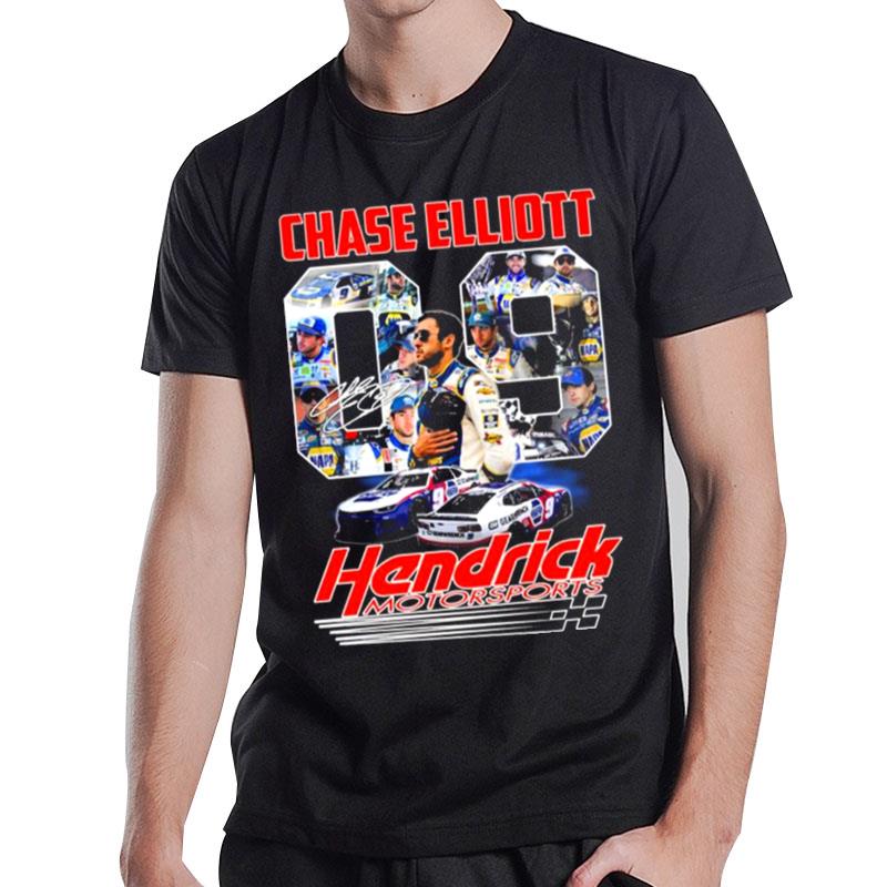 09 Chase Elliott Hendrick Motorsports Signatures T-Shirt