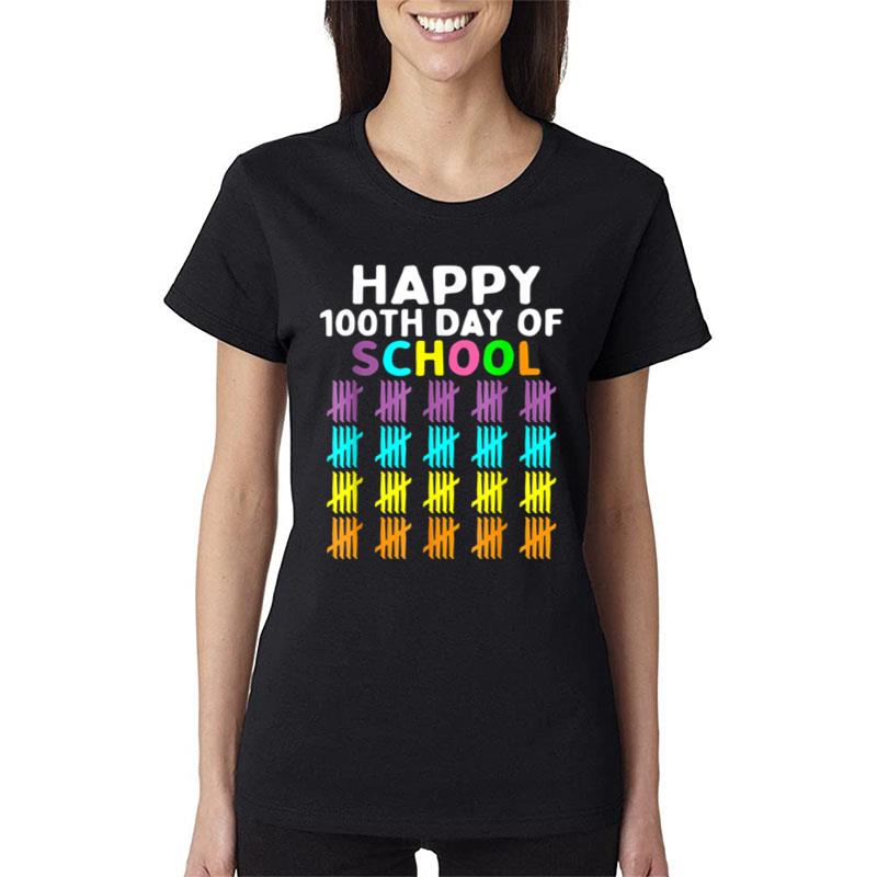 100 Days Of School Shirt Student Teacher Men Women Kids Teen Women T-Shirt