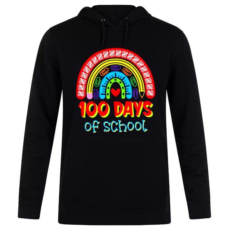 100 Days Of School Teacher 100Th Day Of School Celebration Hoodie