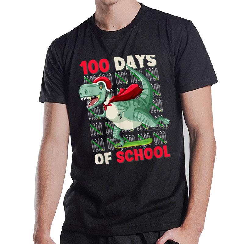 100 Days Of School Trex 100 Days Smarter 100Th Day Of School T-Shirt