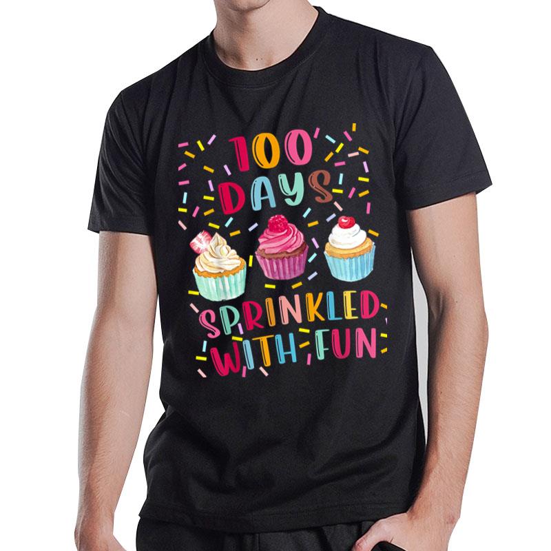 100 Days Sprinkled With Fun 100Th Day Of School Girl T-Shirt