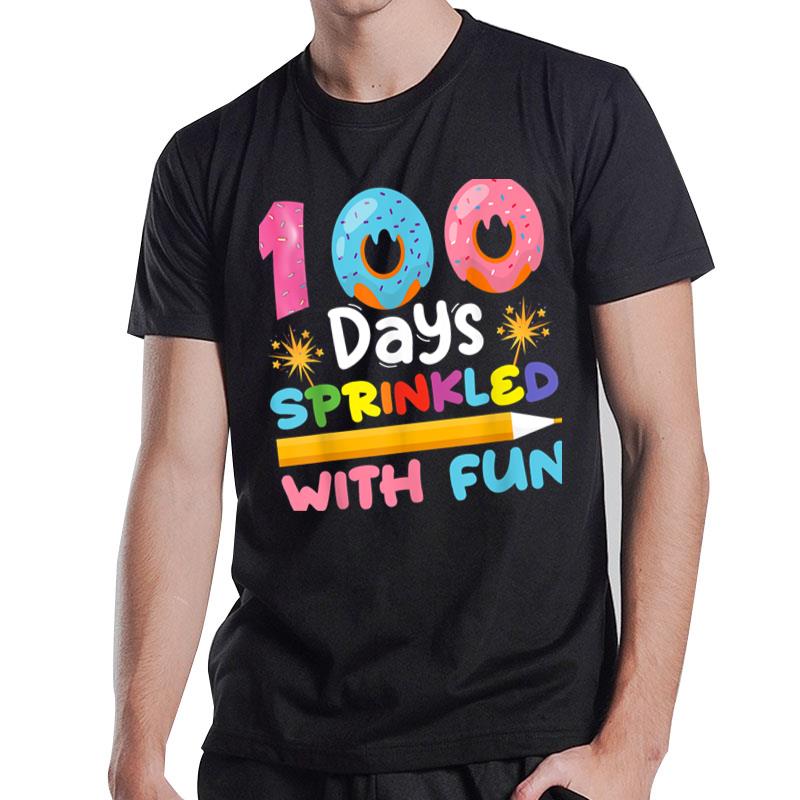 100 Days Sprinkled With Fun 100Th Day Of School Teacher T-Shirt