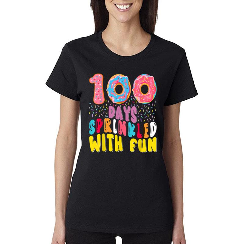 100 Days Sprinkled With Fun 100Th Days Of School Women T-Shirt