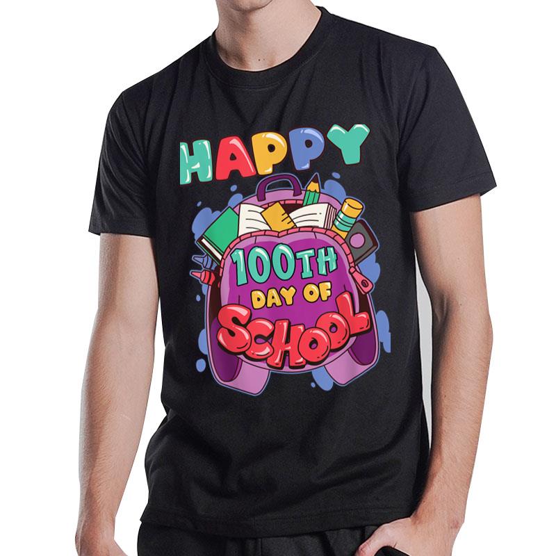 100 Days Of School School Bag T-Shirt