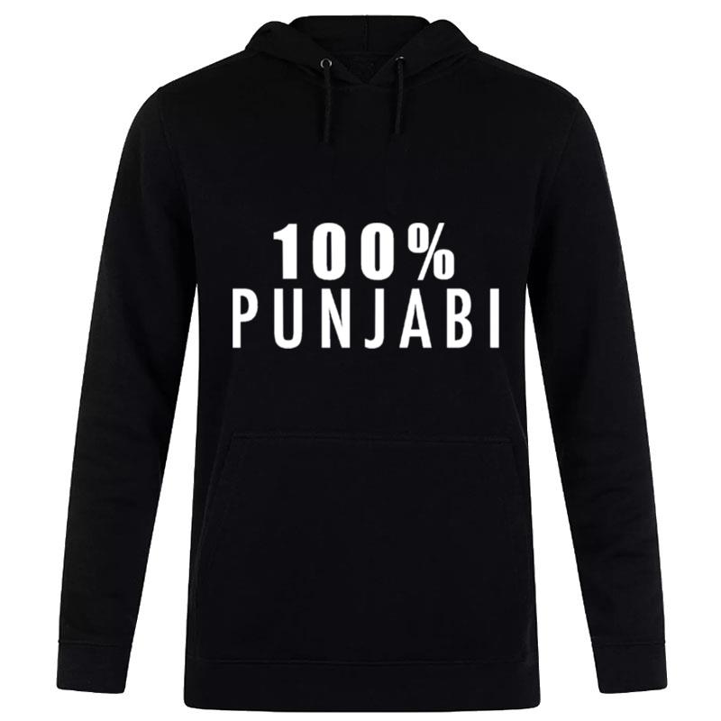 100 Pure Punjabi Quote Quality Fan Retro Hoodie