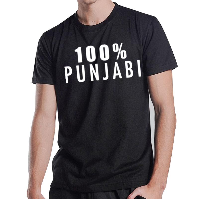 100 Pure Punjabi Quote Quality Fan Retro T-Shirt