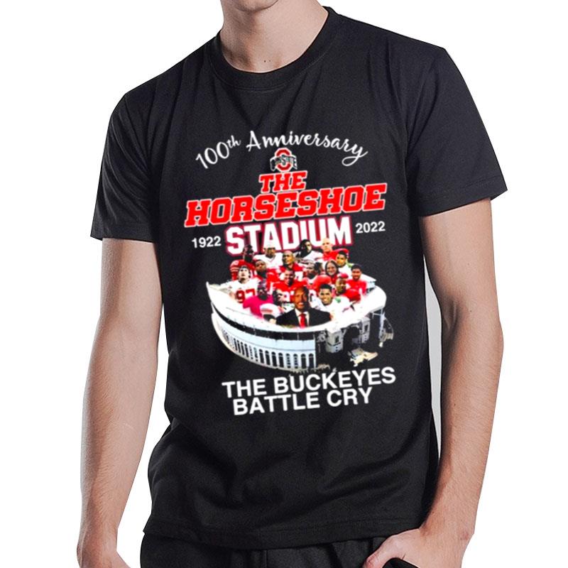 100Th Anniversary The Horseshoe 1922 2022 Stadium The Buckeyes Battle Cry T-Shirt