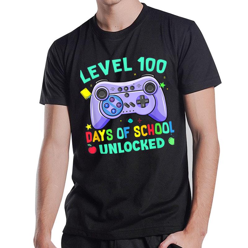 100Th Day Of School T Shirt For Kids Boys 100 Days Of School T-Shirt