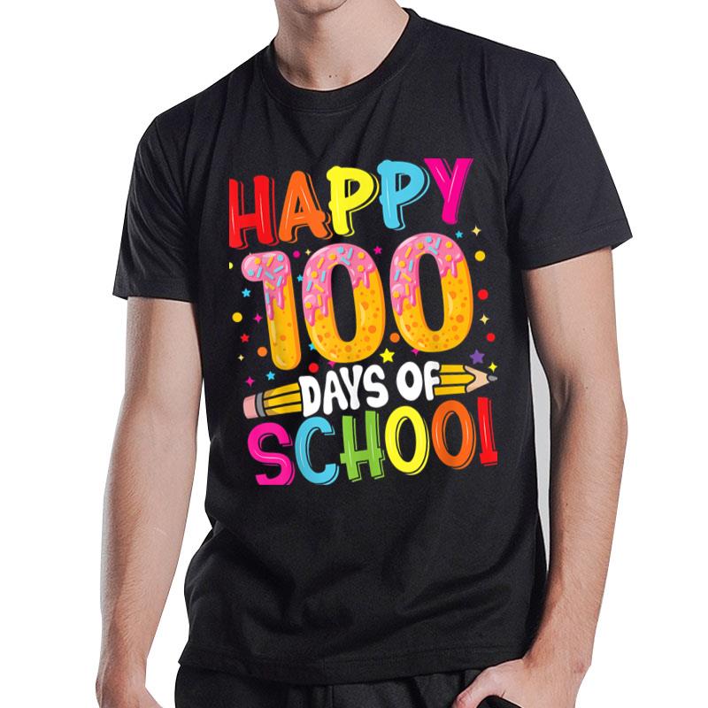 100Th Day Of School Teachers Kids Child Happy 100 Days Ver 3 T-Shirt