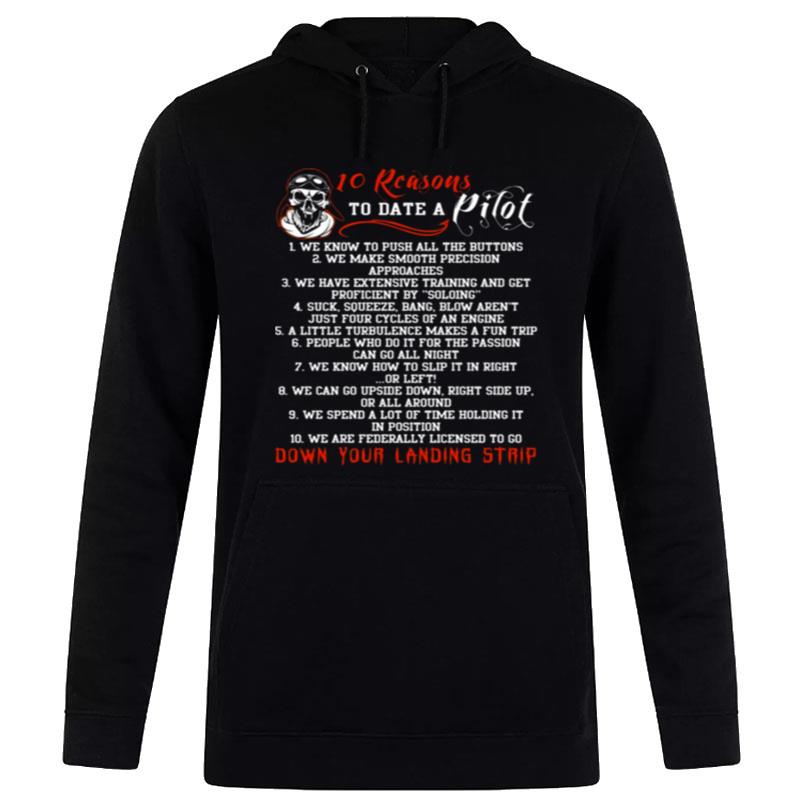 10 Reasons Pilot Landing Hoodie