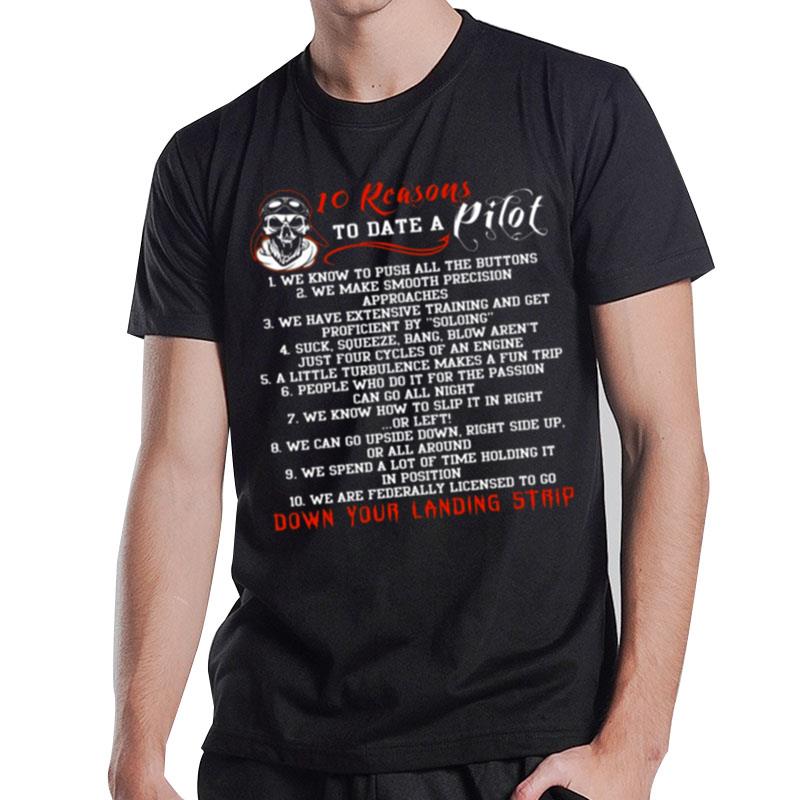 10 Reasons Pilot Landing T-Shirt