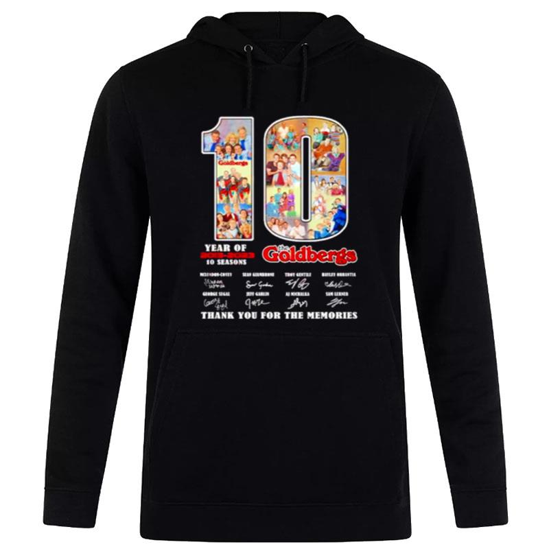 10 Years Of 2013 2023 10 Seasons The Goldbergs Thank You For The Memories Hoodie