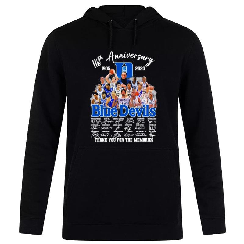 118Th Anniversary 1905 2023 Duke Blue Devils Ryan Young Dereck Lively Ii Mark Mitchell Hoodie