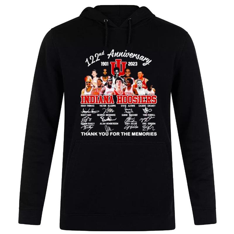 122Nd Anniversary 1901 2023 Indiana Hoosiers Thank You For The Memories Hoodie