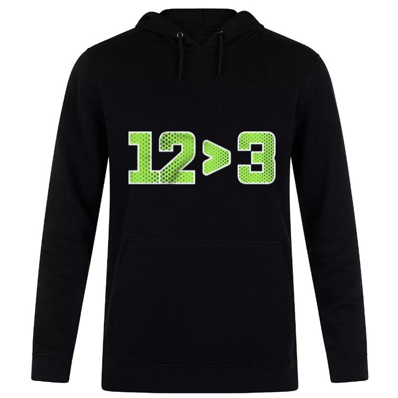 12 More Than 3 Seattle Football Hoodie