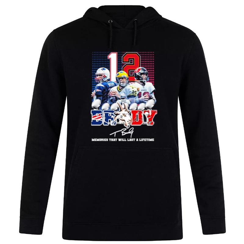 12 Tom Brady Buccaneer Memories That Will Last A Lifetime Signature Hoodie