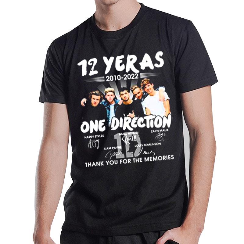 12 Years Of Direction Retro Illustration T-Shirt