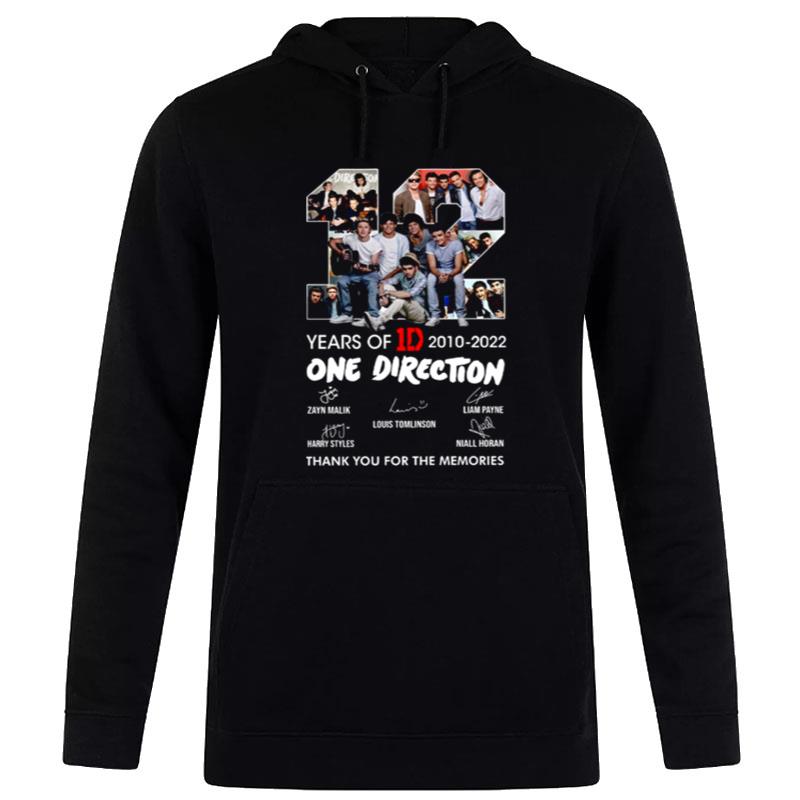 12 Years Of One Direction 2010 2022 Signature Hoodie