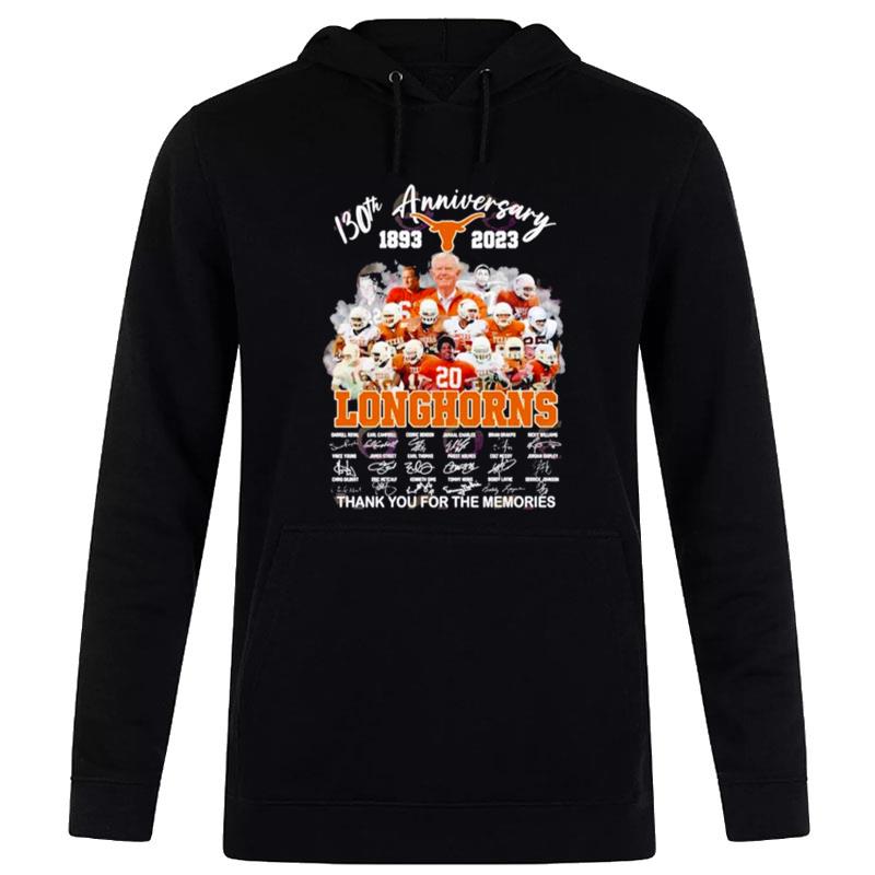 130Th Anniversary 1893 2023 Longhorns Thank You For The Memories Hoodie