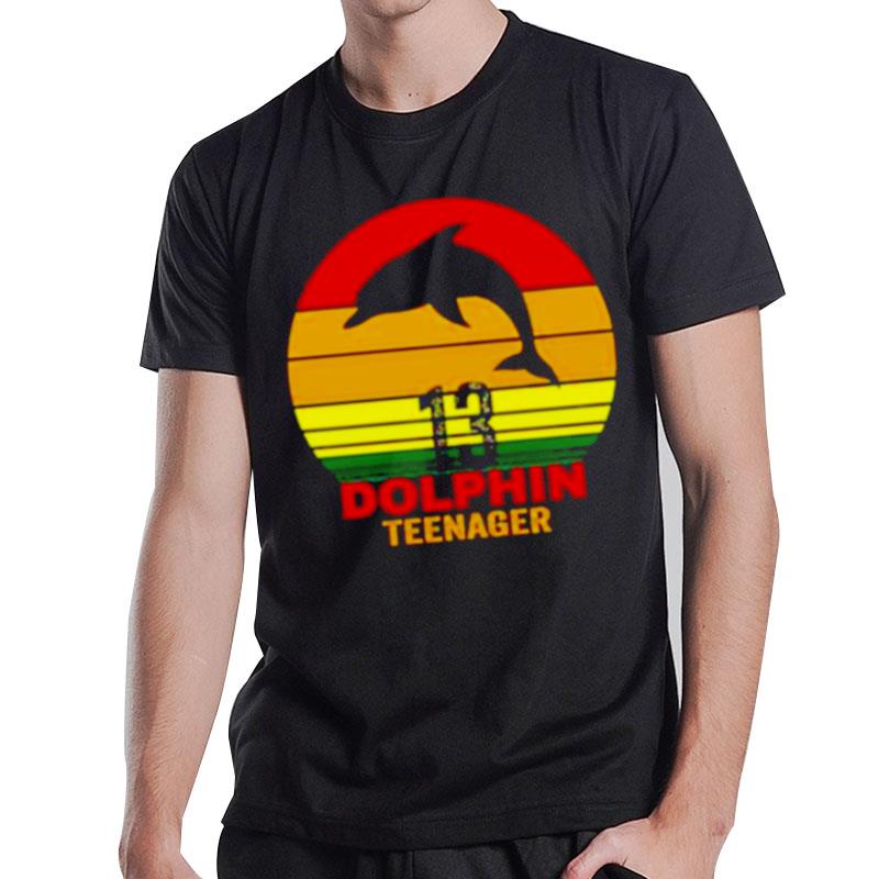 13 Dolphin Teenager Vintage T-Shirt