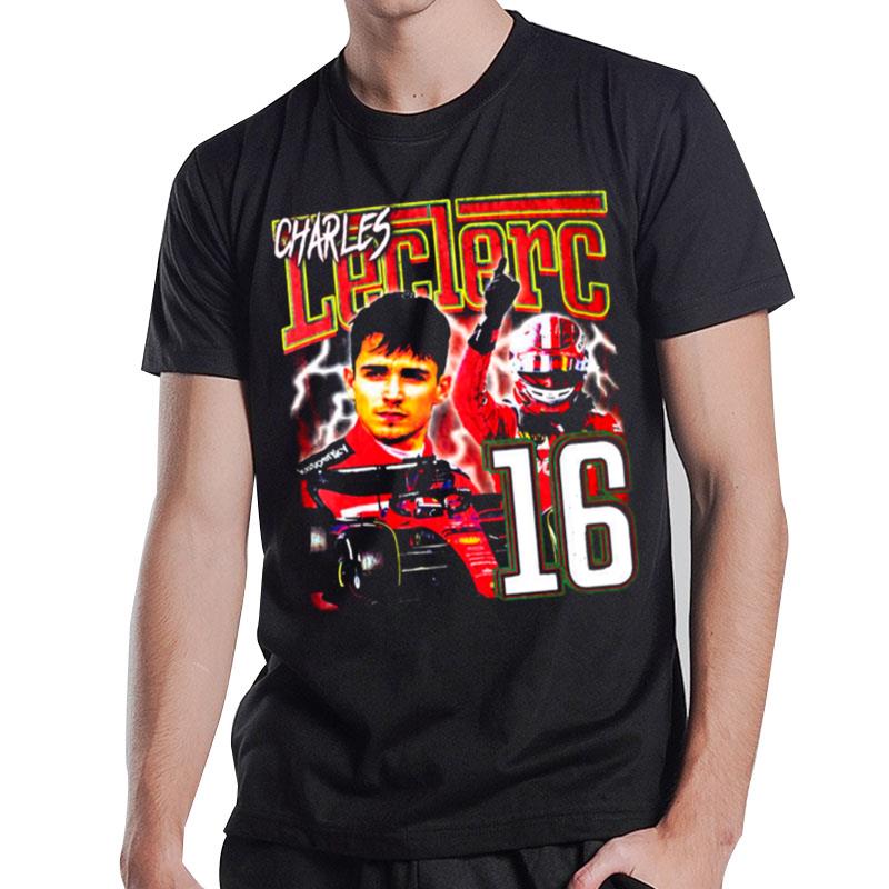 #16 Charles Leclerc Art Bootleg T-Shirt