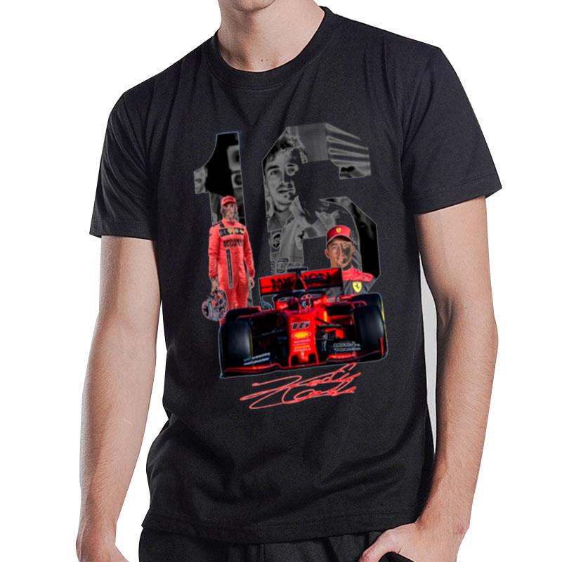 16 Charles Leclerc F1 2022 Champions T-Shirt