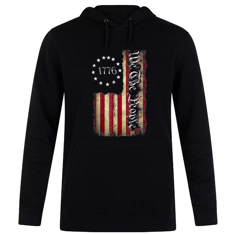 1776 We The People Patriotic American Constitution Hoodie