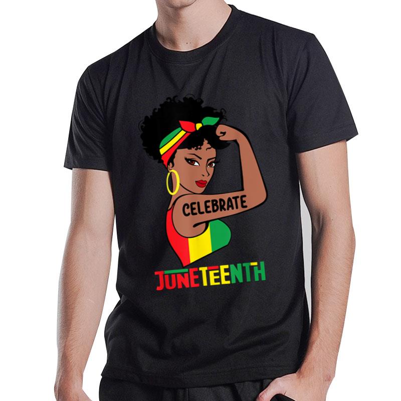 1865 Juneteenth Celebrate Pride African American T-Shirt