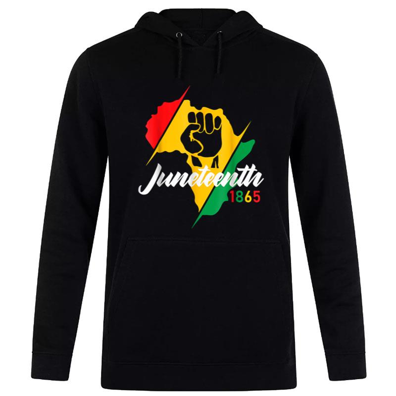 1865 Juneteenth Melanin African American Hoodie