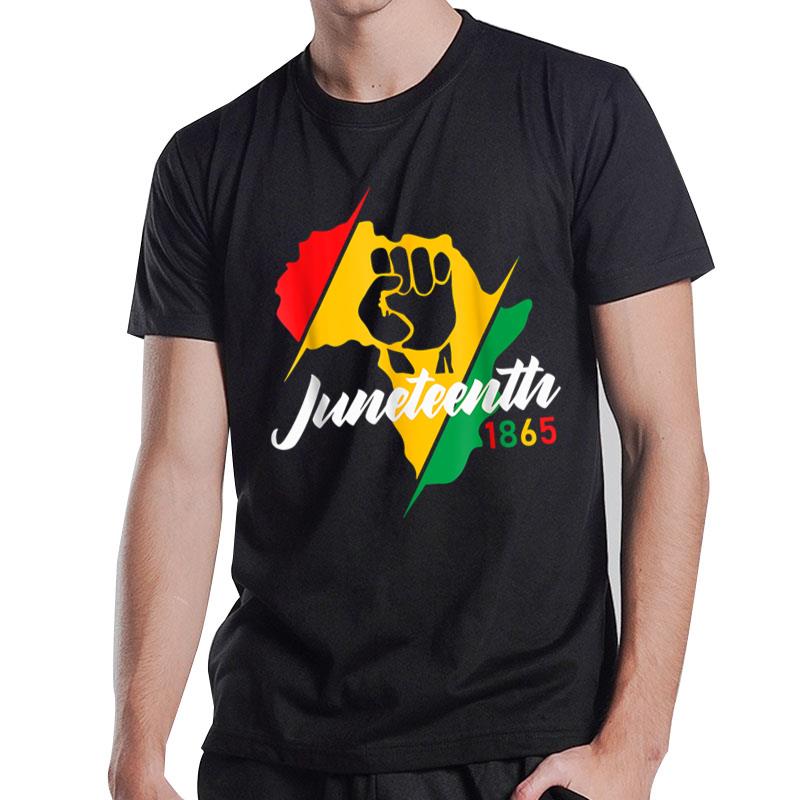 1865 Juneteenth Melanin African American T-Shirt