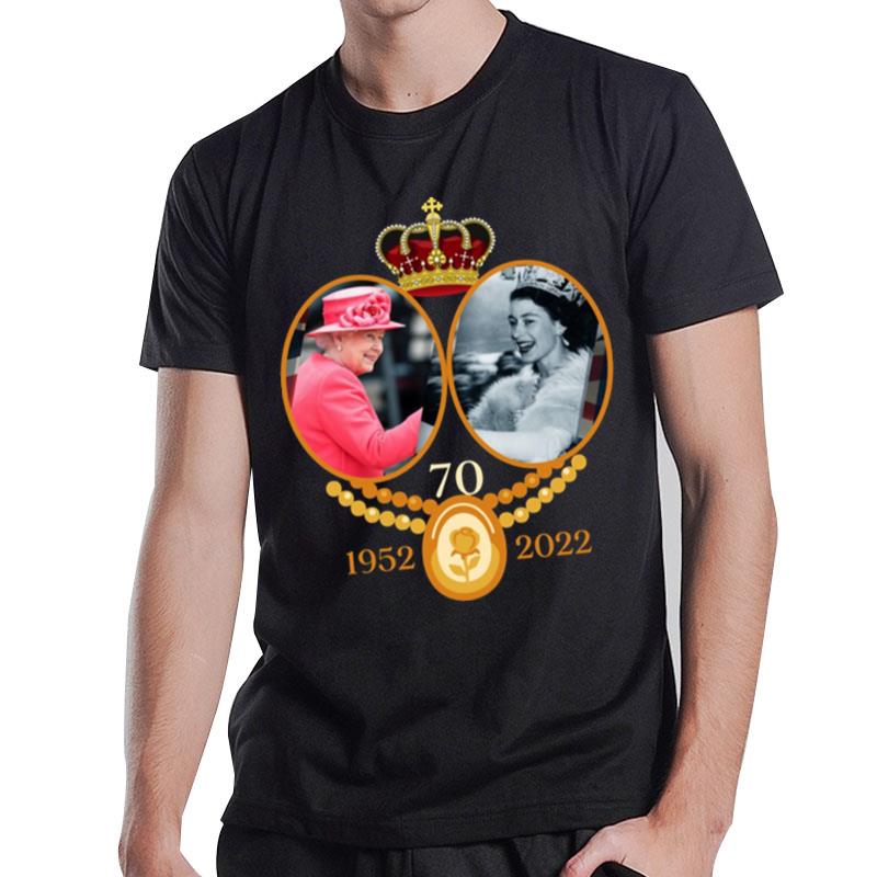 1952 2022 Queens Platinum Jubilee 70 Years T-Shirt