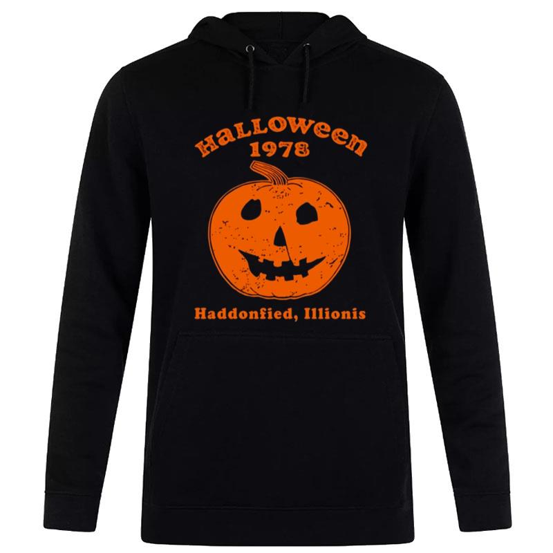 1978 Horror Movie Haddonfield Illinios Scary Movie Halloween Hoodie