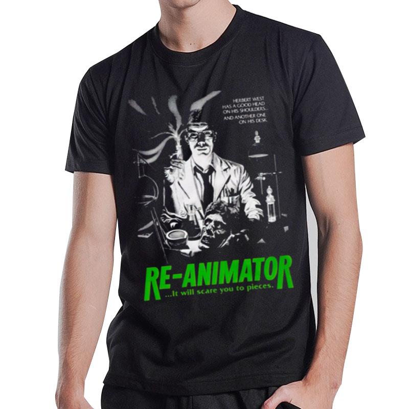 1985 Horror Scary Re Animator Movie T-Shirt