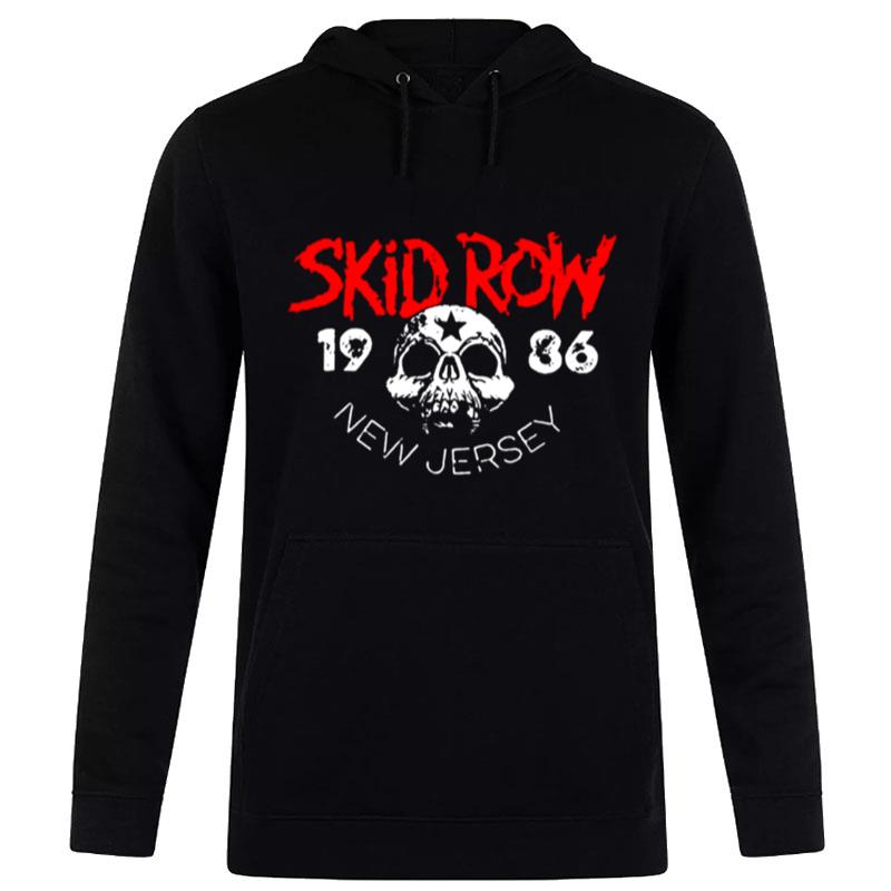 1986 Skid Row Rock Punk Legend Hoodie