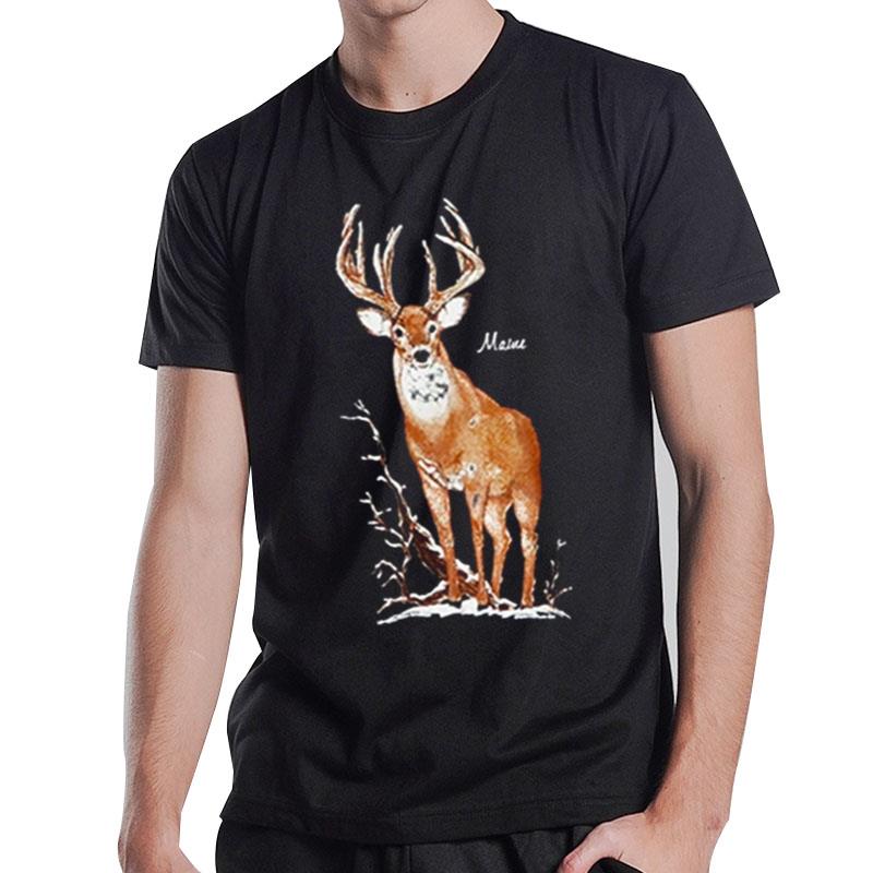 1989 Maine Deer T-Shirt