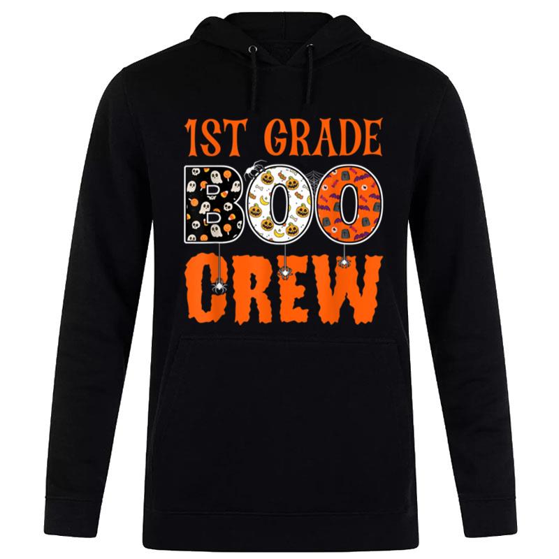 1St Grade Boo Crew First Grade Teacher Student Halloween Hoodie