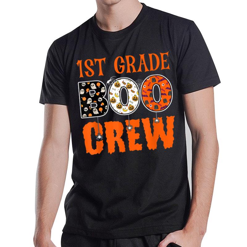 1St Grade Boo Crew First Grade Teacher Student Halloween T-Shirt