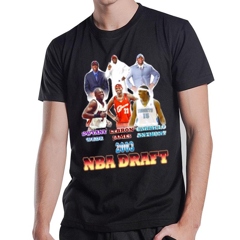 2003 Draft Basketball Players Legend T-Shirt