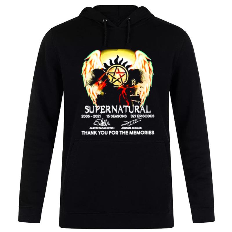 2005 2021 Supernatural Signature Thank You For The Memories Hoodie