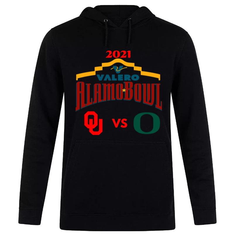 2021 Alamo Bowl Oregon Ducks Vs Oklahoma Sooners Hoodie