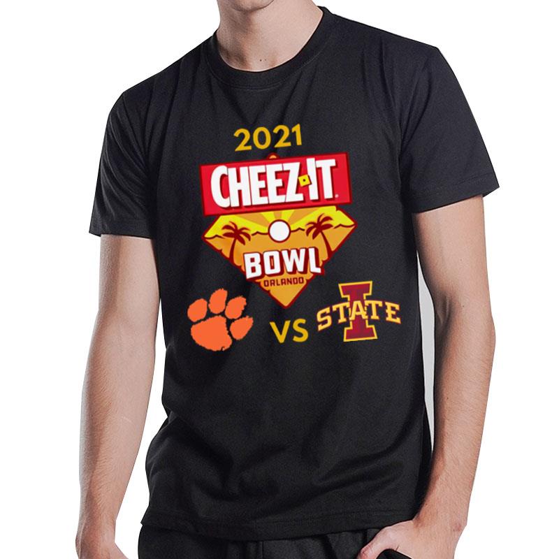 2021 Cheez It Bowl Clemson Tigers Vs Iowa State Cyclones T-Shirt