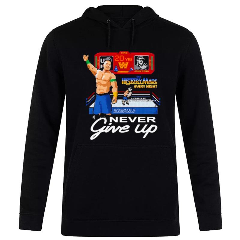 20 Years Never Give Up Authentic Hoodie