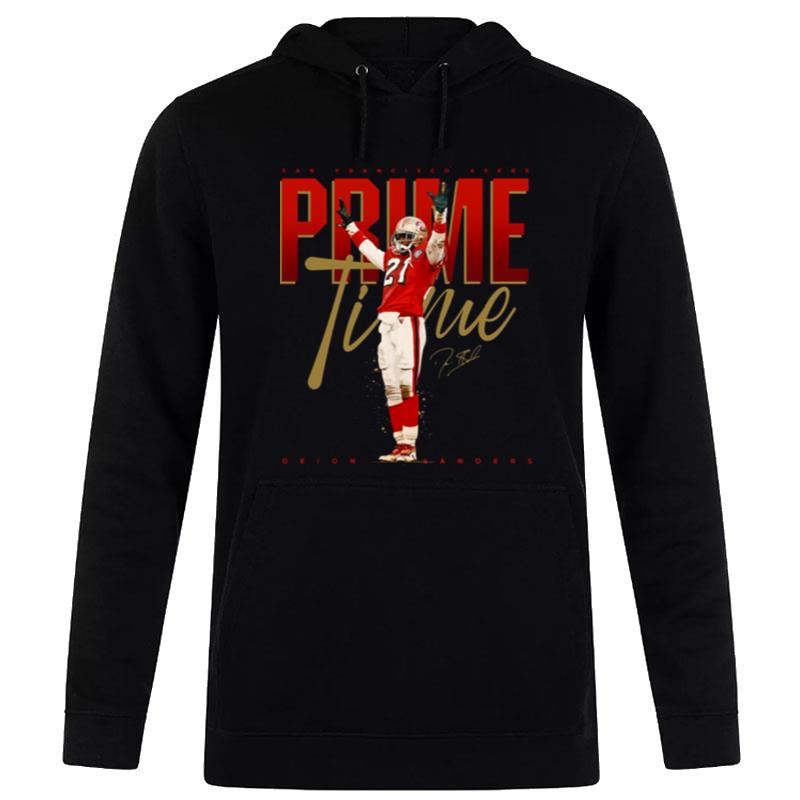 #21 Deion Sanders Primetime Football Nfl Pros Hoodie