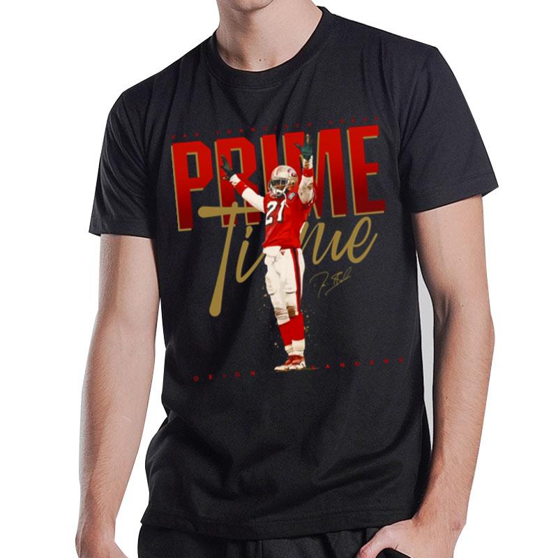 #21 Deion Sanders Primetime Football Nfl Pros T-Shirt