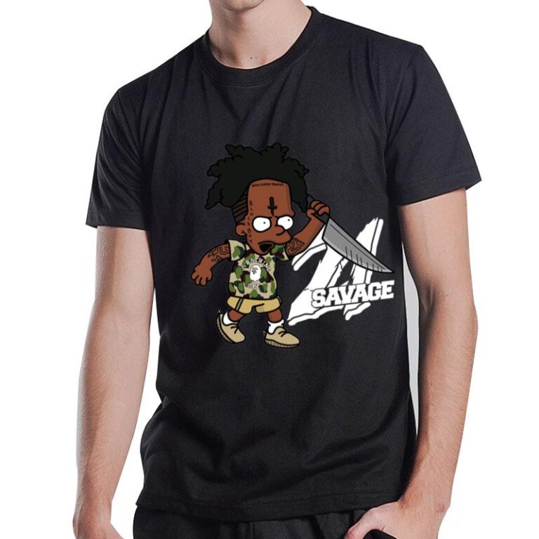 21 Savage Bart Simpson T-Shirt