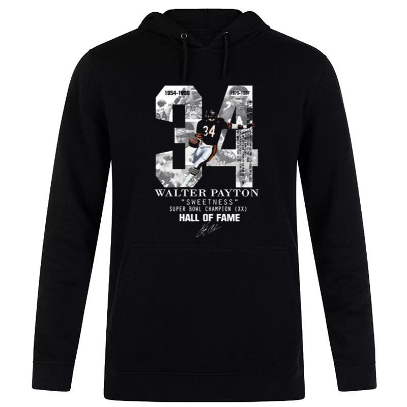 34 Years Of Walter Payton American Football 15 Hoodie