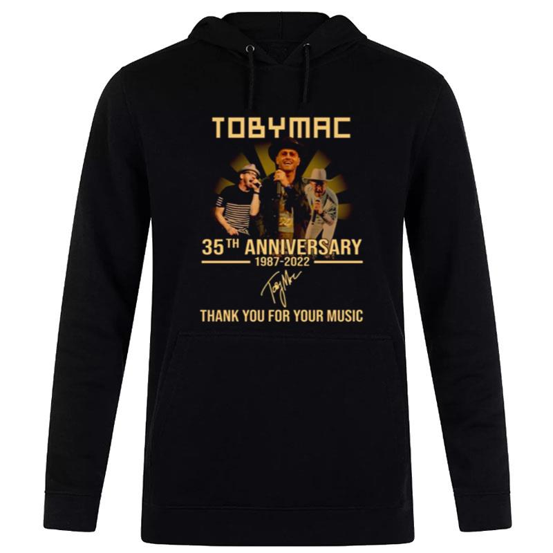 35Th Anniversary 1987 2022 Thank You For Memories Signature Hoodie