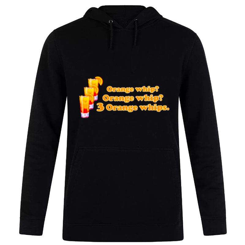 3 Orange Whips Hoodie